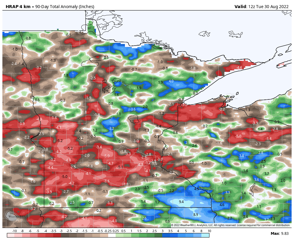 precip anom MN