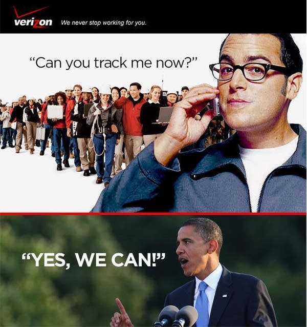 Can you track me now?