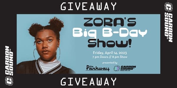 ZORA will perform at The Parkway in Minneapolis on Friday, April 14.
