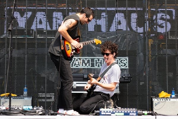 Yam Haus. Night one of TC Summer Fest 2023 featured the Killers, the Flaming Lips, Death Cab for Cutie, Cannons, and Yam Haus at Target Field in Minneapolis, on Friday, July 14, 2023.