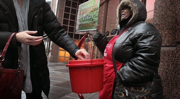 A Salvation Army donation.