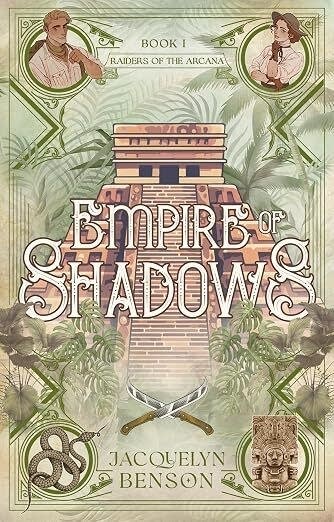 A cover of "Empire of Shadows" by Jacquelyn Benson.