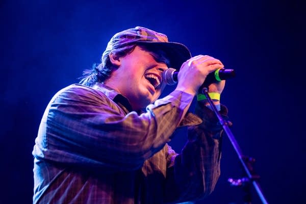 people performing on stage