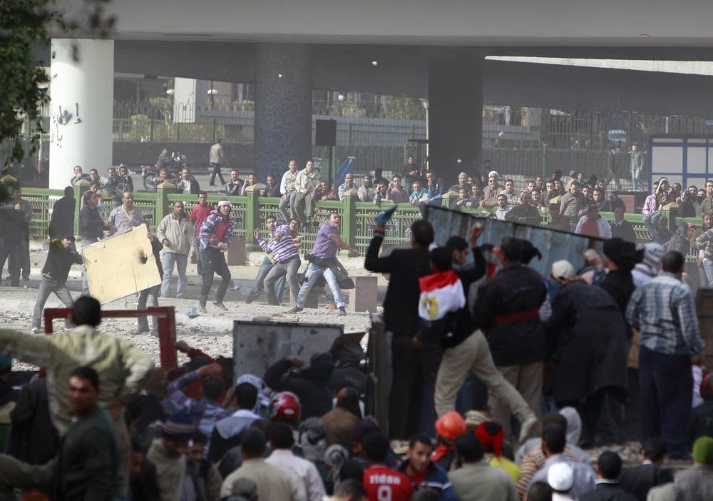 Anti-government protesters