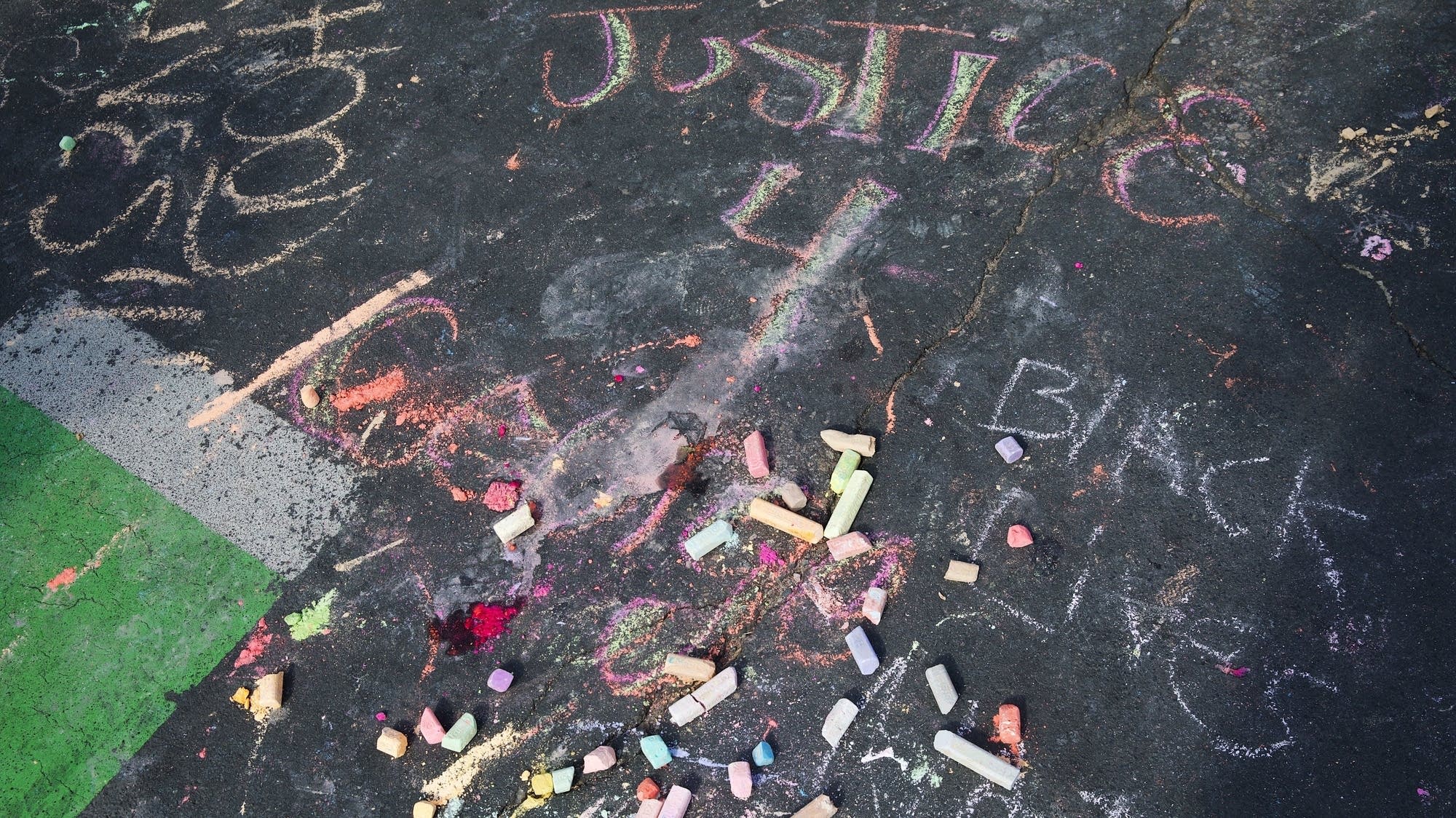 Why is drawing with chalk on the sidewalk now illegal in Anoka? MPR News