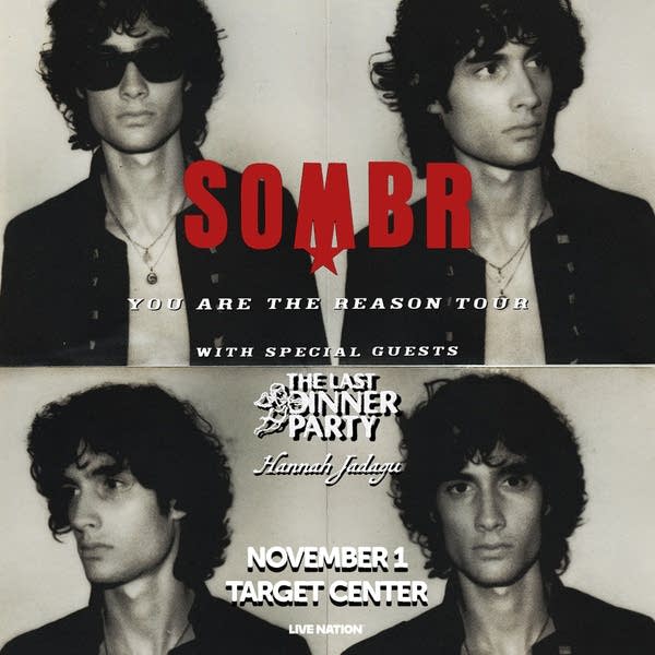 Sombr You Are the Reason Tour Admat 2026