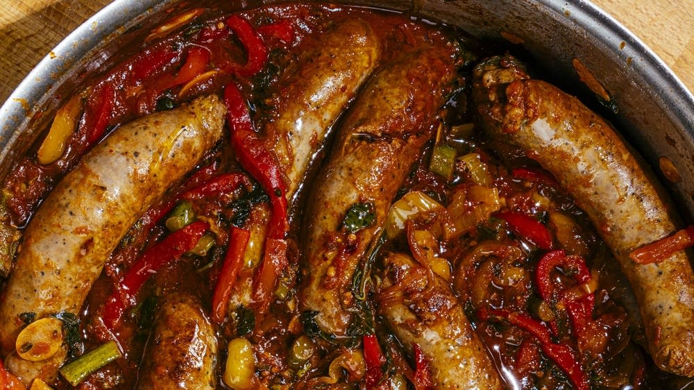 Smothered Italian Sausage | The Splendid TableThe Splendid TableThe Splendid TableAmerican Public Media