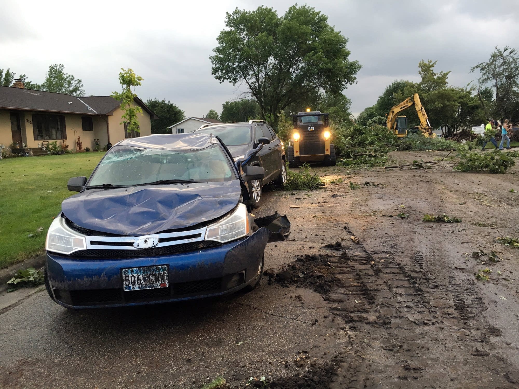 Tornadoes damage homes in Litchfield, Watkins Minnesota Public Radio News