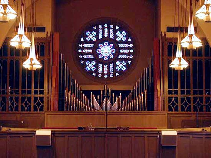 1958 Reuter; 2001 Morel organ at Montview Boulevard Presbyterian Church