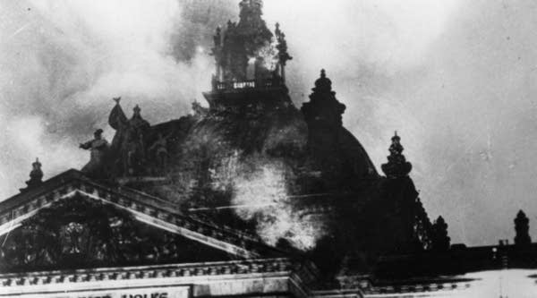 The Reichstag fire.