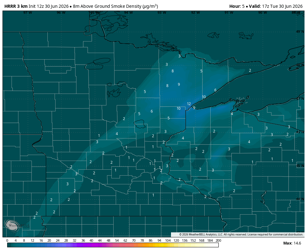 Smoke over MN`