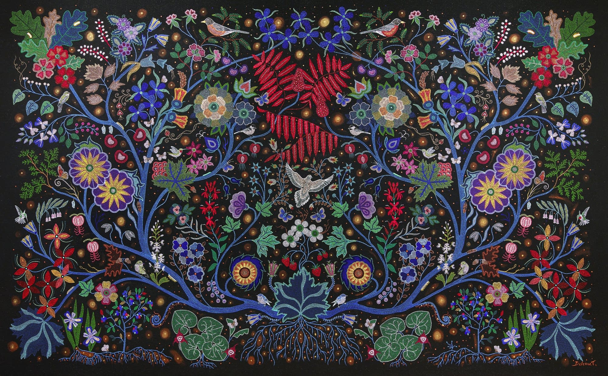 "The Wisdom of the Universe," by Christi Belcourt