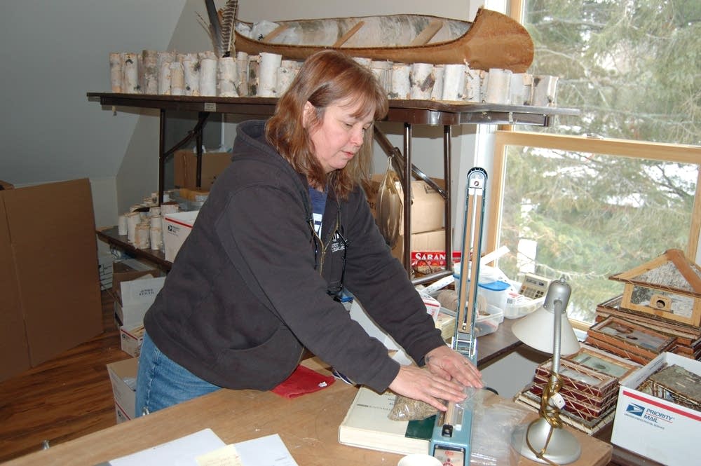 Kathy Lausche at work