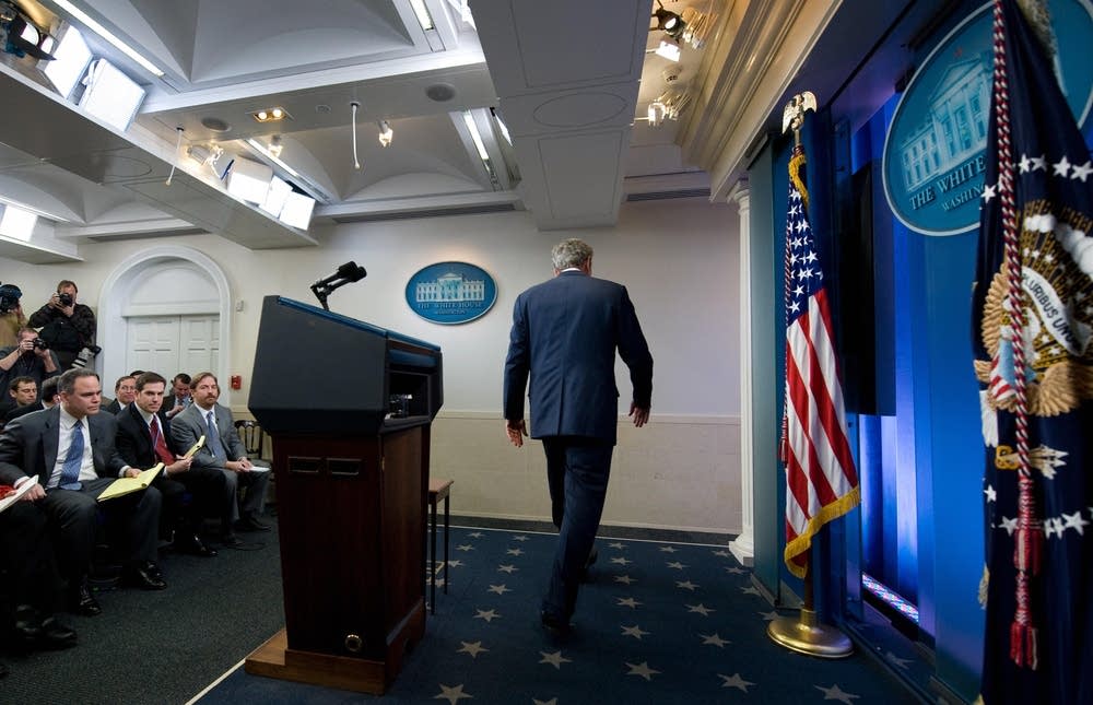 Bush exits