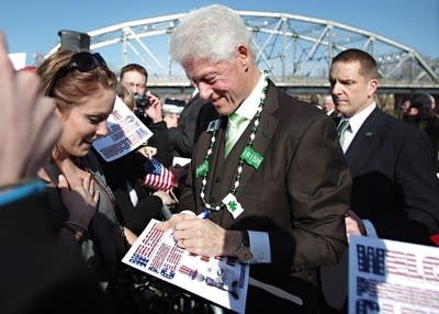 Bill Clinton in Grand Forks