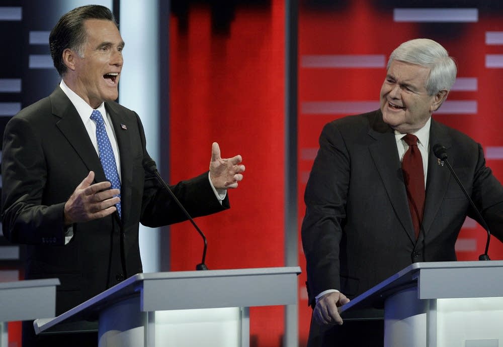 Mitt Romney, Newt Gingrich