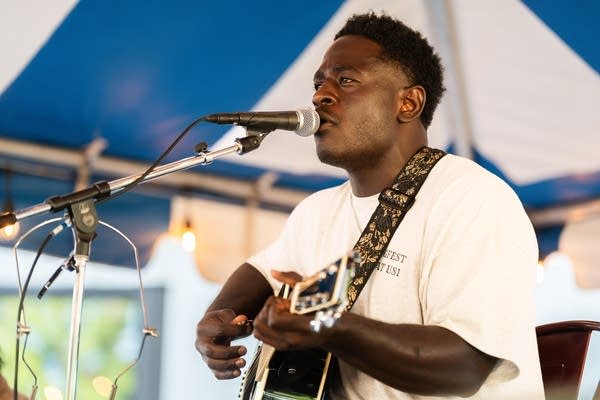 Kashus Culpepper performed at The Current’s Happy Hour at Utepils Brewing on Thursday, July 10. 