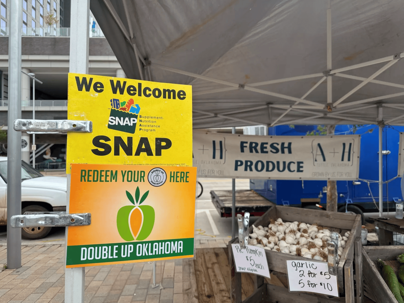 A sign for SNAP