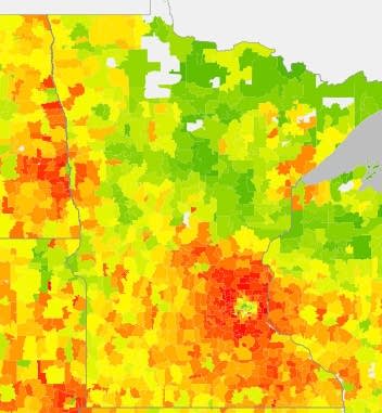 Minnesota’s carbon footprint shows suburban impact