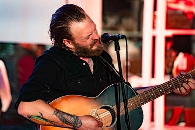 band performing on stage