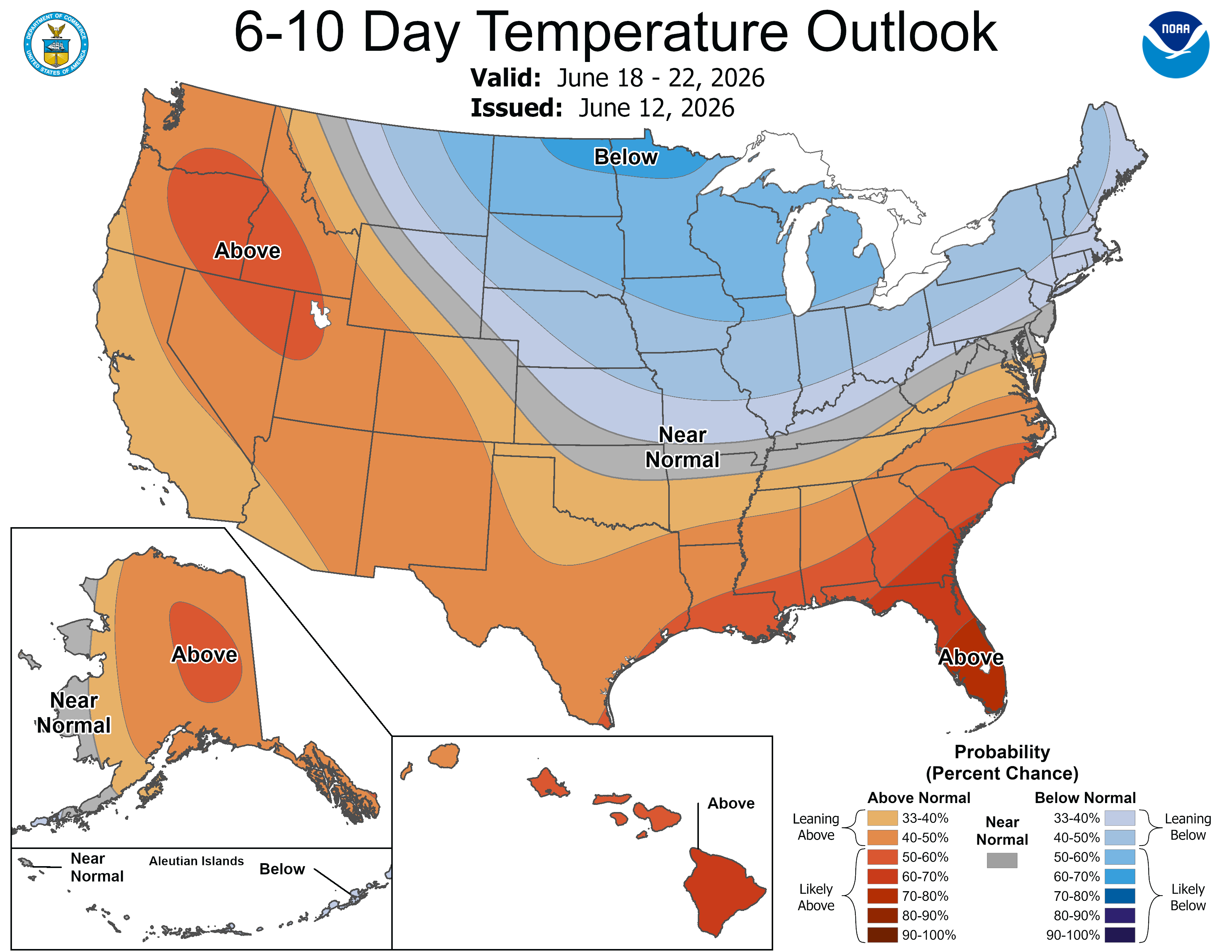 6-10 day temperature outlook