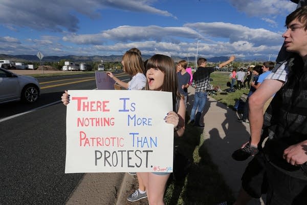 Students demand to be taught real history