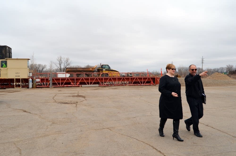 Heather Worthington and Greg Mack toured the area.