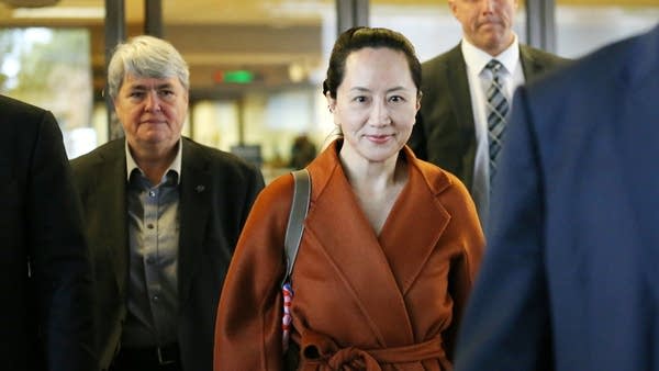 Huawei Technologies Co. Chief Financial Officer Meng Wanzhou leaves the British Columbia Superior Courts at lunch hour on September 23, 2019 in Vancouver, Canada.