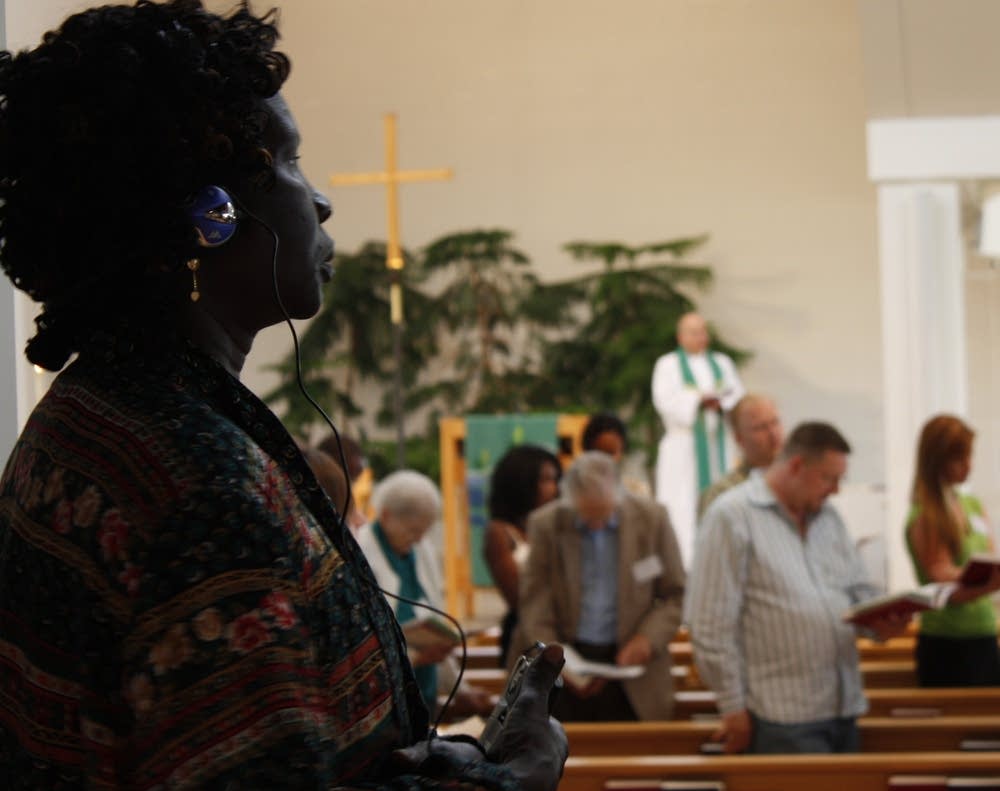 Sudanese worshiper
