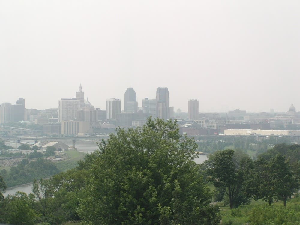 Hazy day in St. Paul