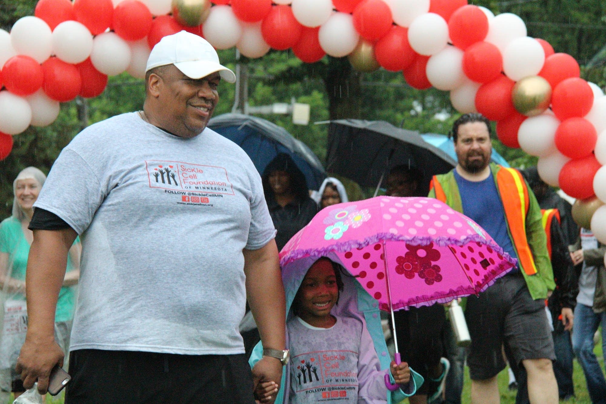 James and Teresa Burroughs at the 5k awareness walk.