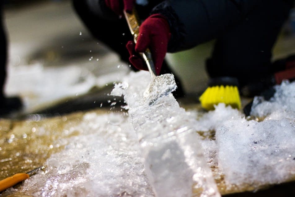 Working the ice