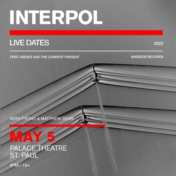 Interpol at the Palace Theatre in St. Paul on Thursday, May 5, 2022