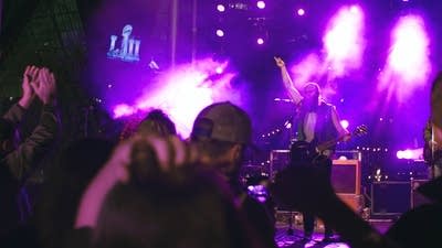 KARE 11's Super Bowl promos featuring the 4onthefloor