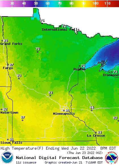 highs WED NWS