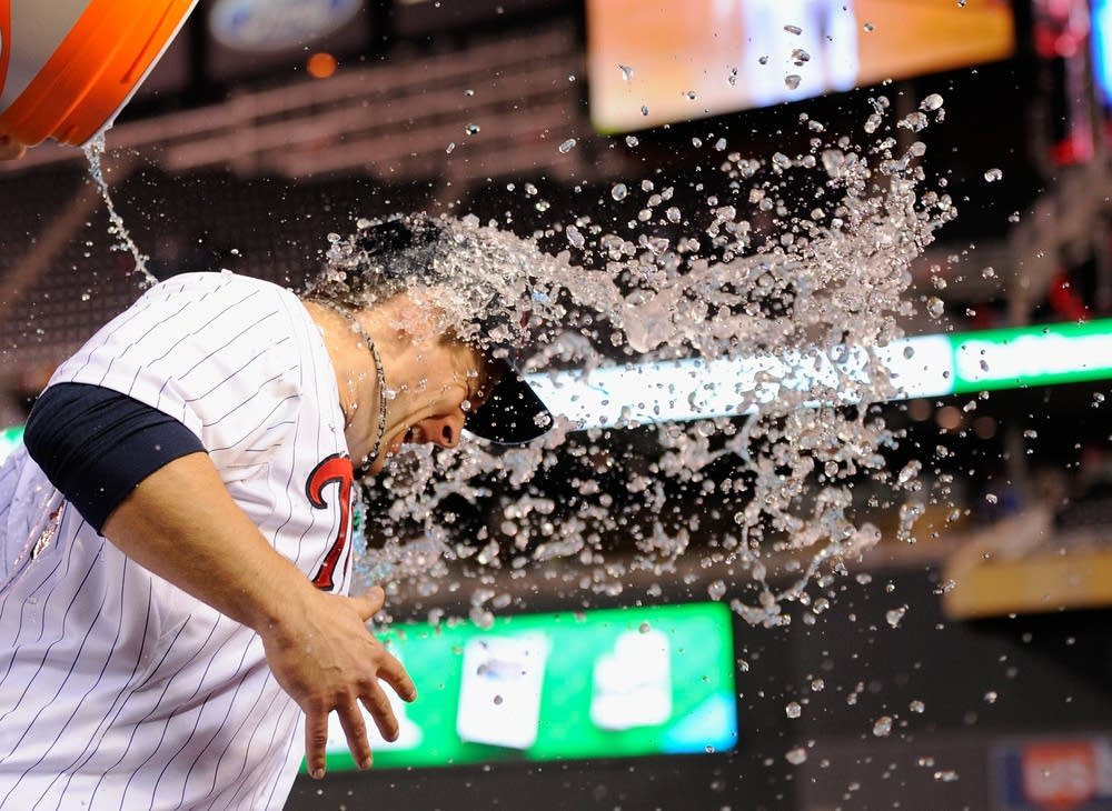 Josh Willingham gets a soaking
