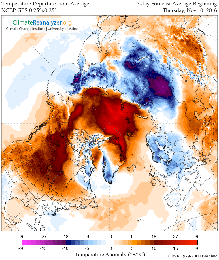 Warmest November on record so far, wintry whispers ahead