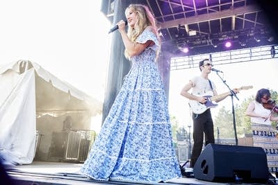 Margo Price at the 2025 Blue Ox festival in Eau Claire, Wisconsin