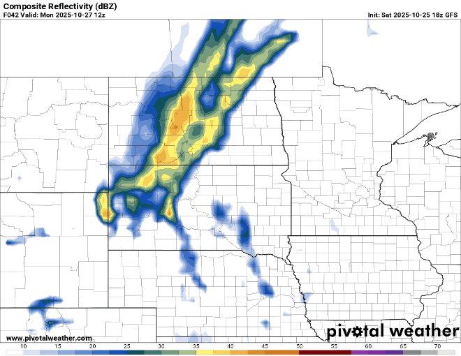 Forecast precipitation Monday 7 a.m. to Tuesday 7 p.m.