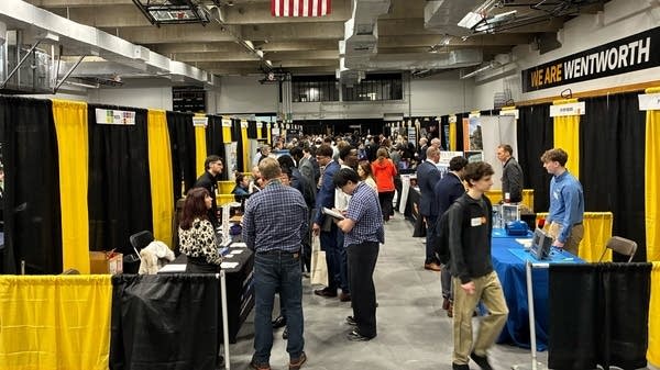 The Wentworth Institute of Technology in Boston recently hosted a career fair for its college students.