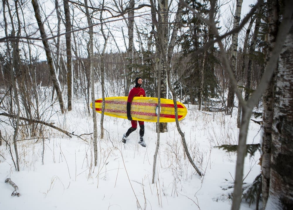 Cutting through to the lake