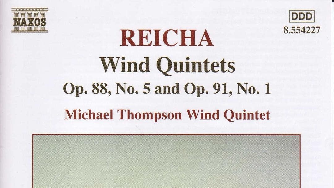 Daily Download Antoine Reicha Wind Quintet, Op. 88, No. 5 II. Andante