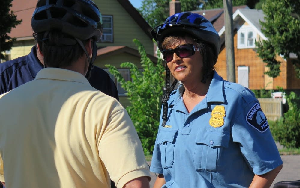 Minneapolis police chief Janee Harteau