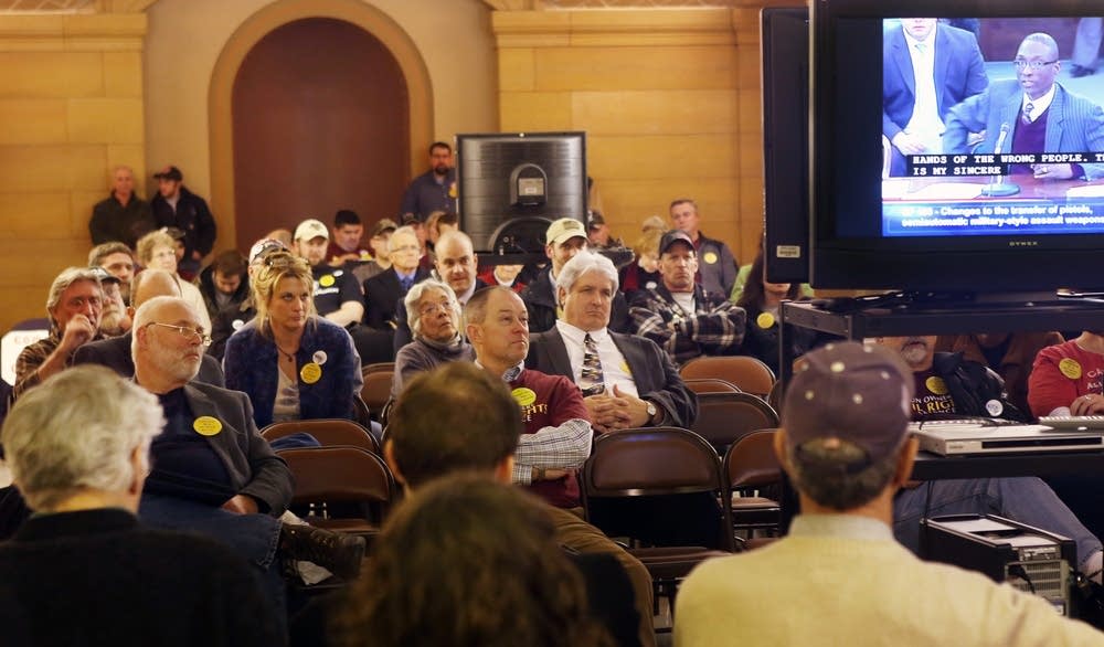 Overflow crowd