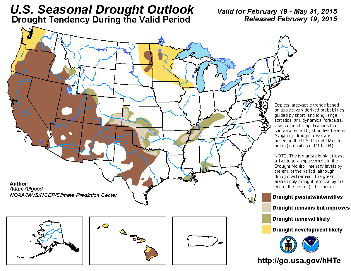 Карта засухи в Америке. Drought and precipitation. USA Seasons.