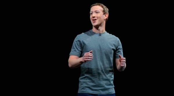 Founder and CEO of Facebook Mark Zuckerberg