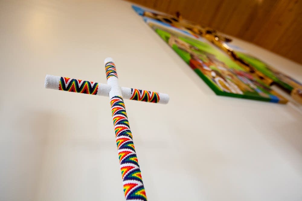 Beaded cross
