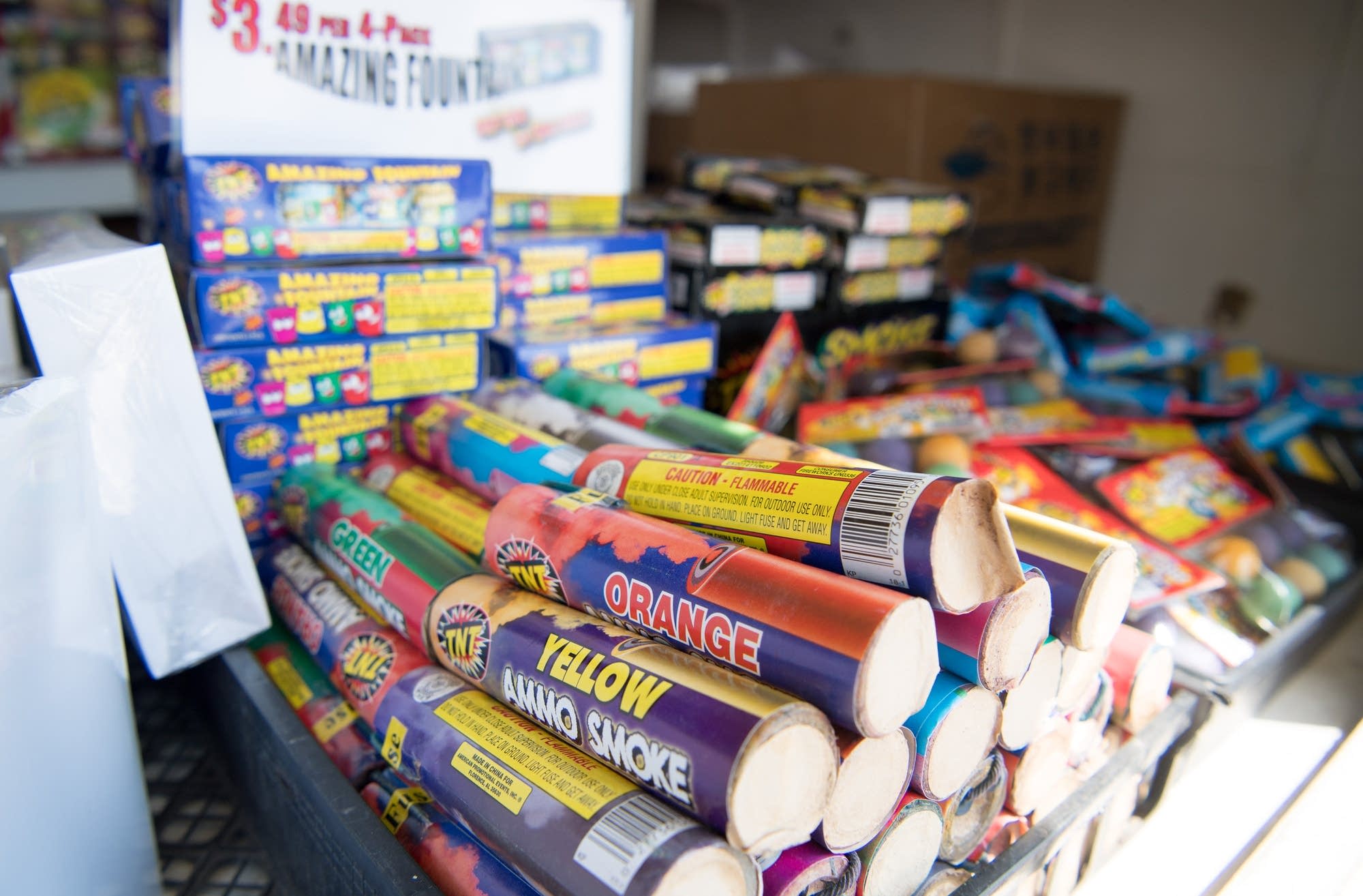 Are those purchased fireworks legal to fire off? In Minnesota, mostly