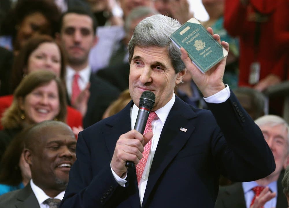 New Secretary Of State John Kerry Addresses State