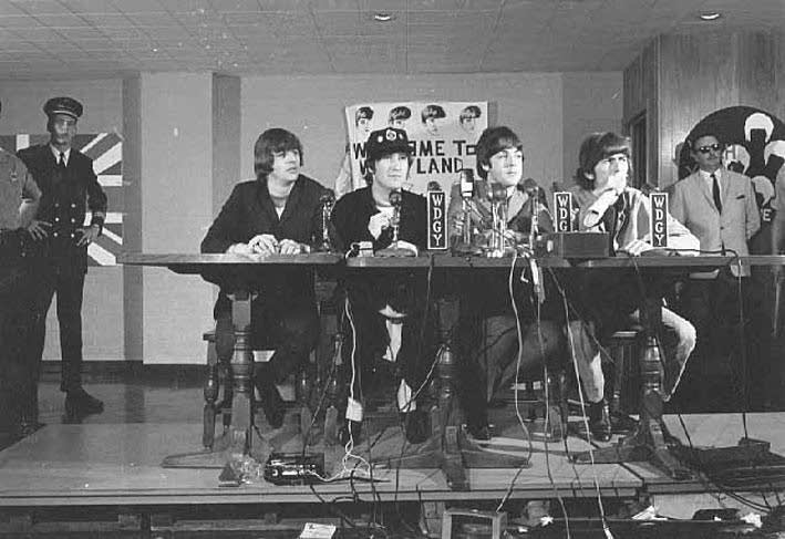 Image result for beatles 1965 us press conference